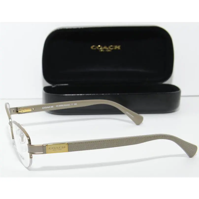 Coach York Sand Sepia Kacey Eyeglasses W/demo Lens