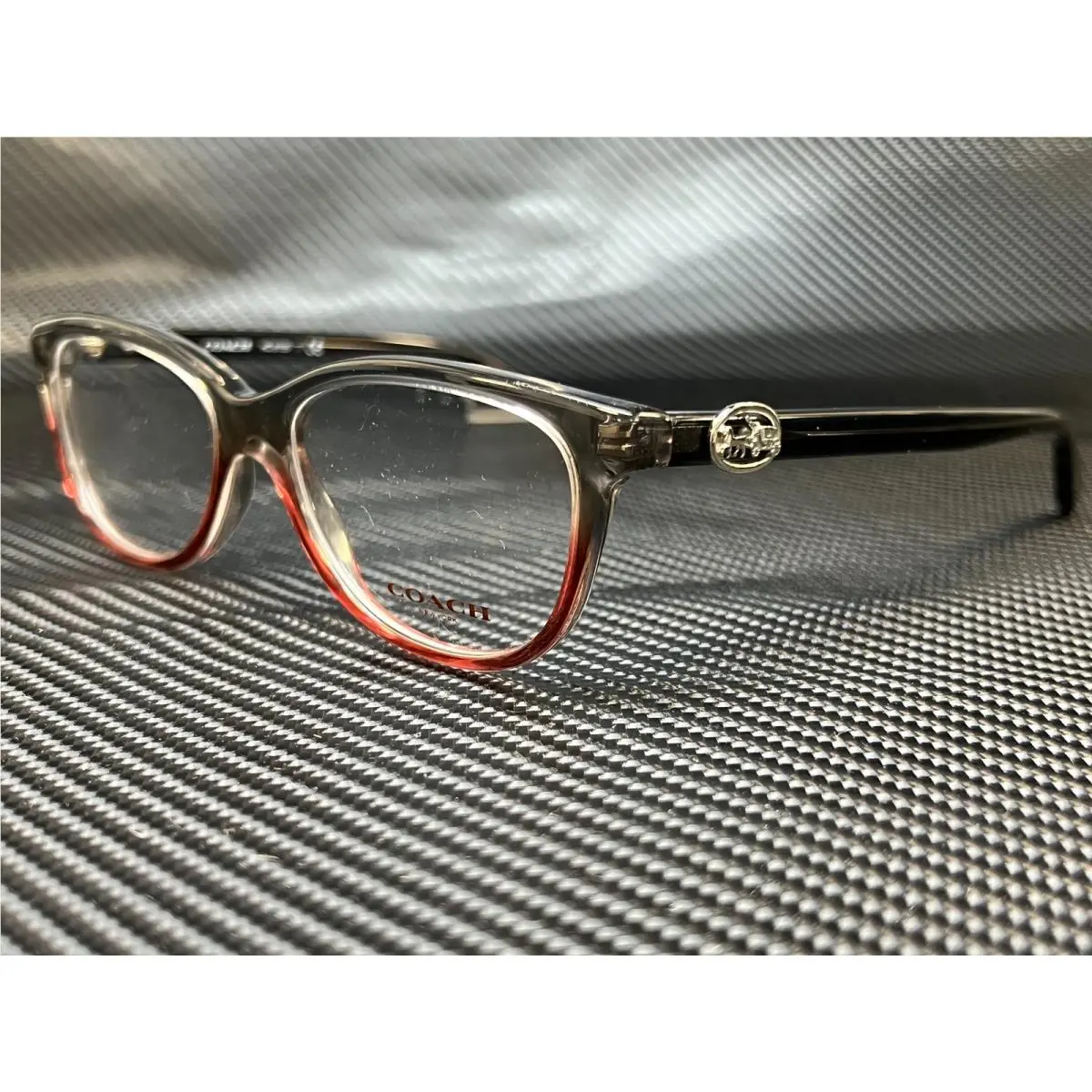 Coach HC6155 5620 Grey Burgundy Pillow 51 mm Women`s Eyeglasses