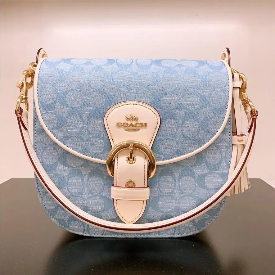 Coach Kleo Shoulder Bag 23 In Signature Chambray C8514