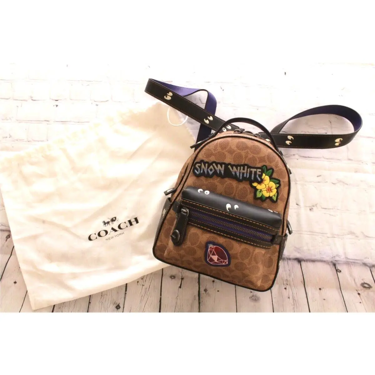 Coach X Disney Snow White Leather Dark Fairytale Backpack