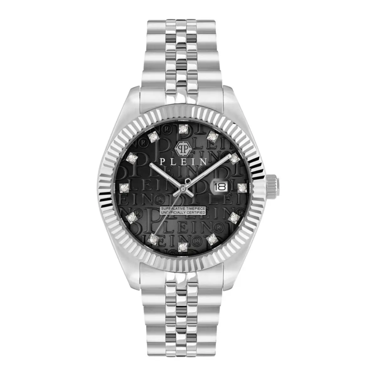 Philipp Plein Mens Stainless Steel 41mm Bracelet Fashion Watch