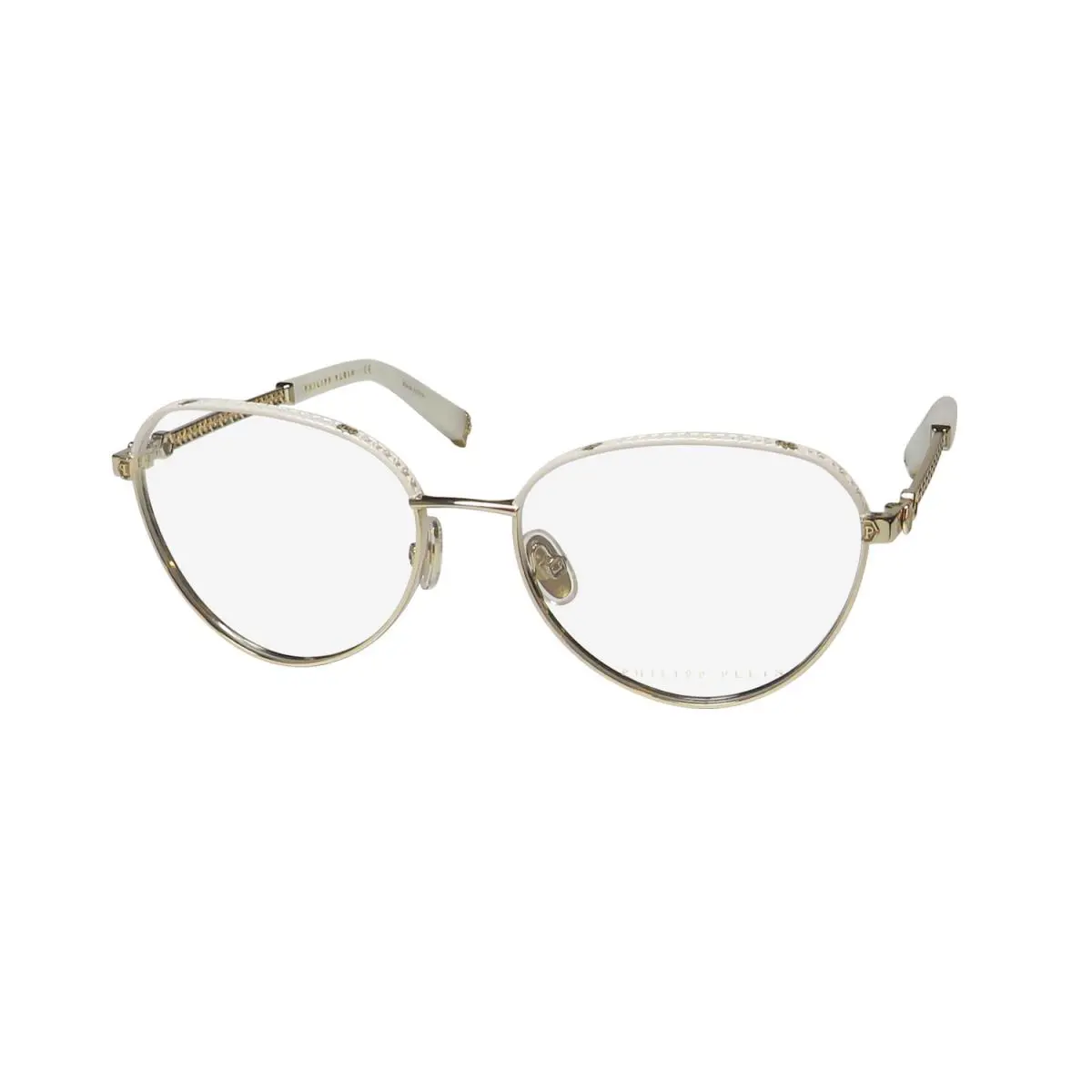 Philipp Plein VPP035S Plein Resplendent Glasses Pilot Metal Plastic Gold