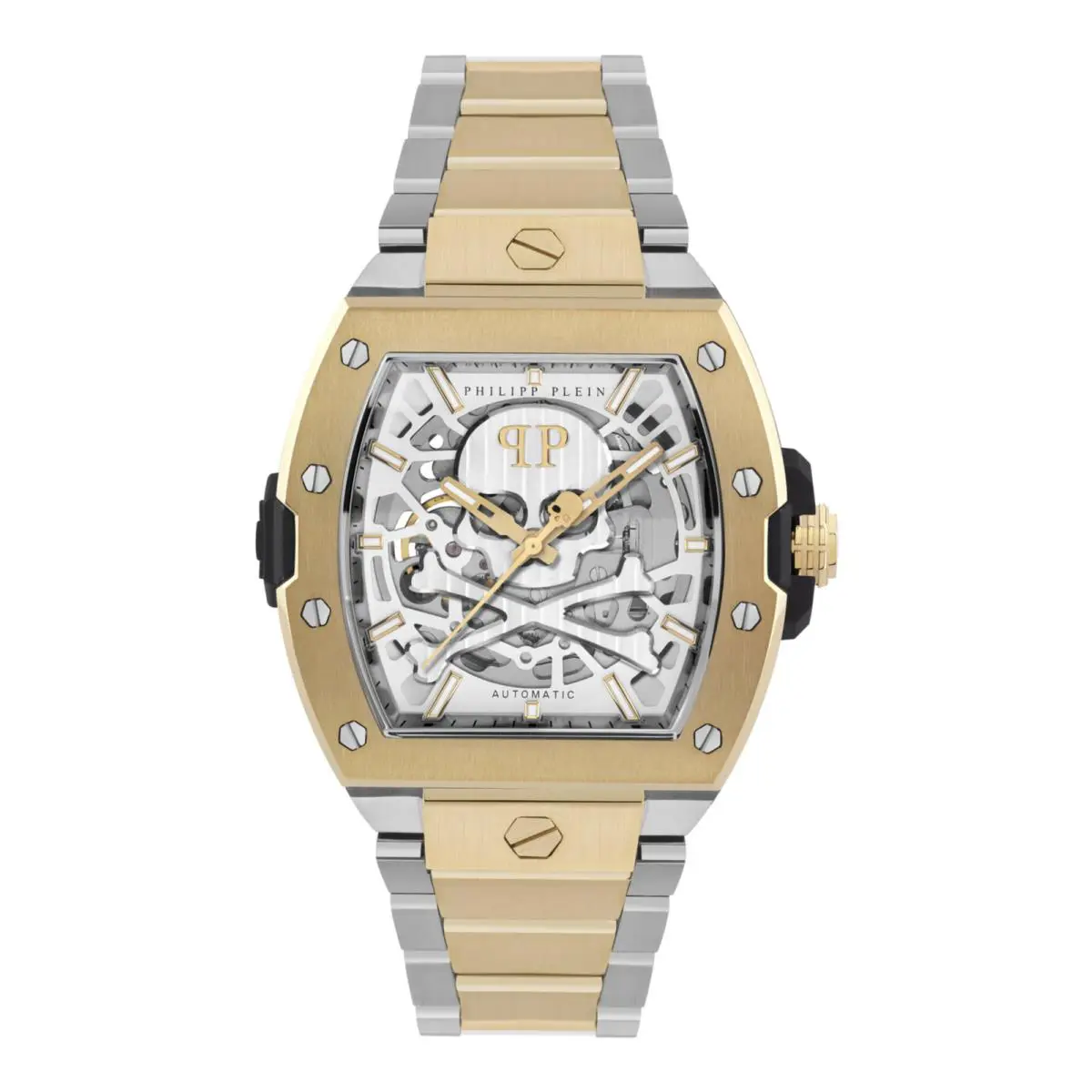 Philipp Plein Mens Two Tone 44mm Bracelet Fashion Watch