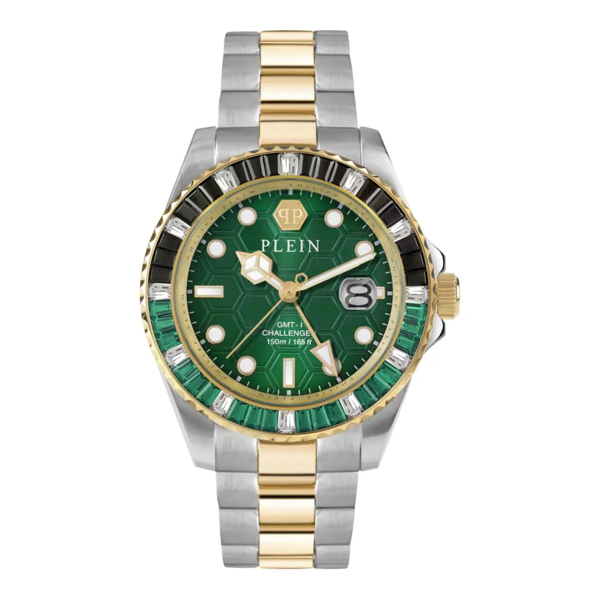 Philipp Plein Mens Two Tone 44mm Bracelet Fashion Watch