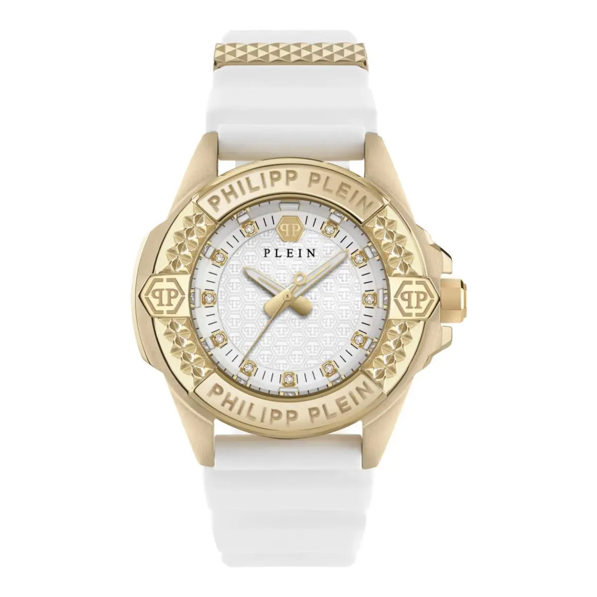 Philipp Plein Womens Gold 38mm Strap Fashion Watch
