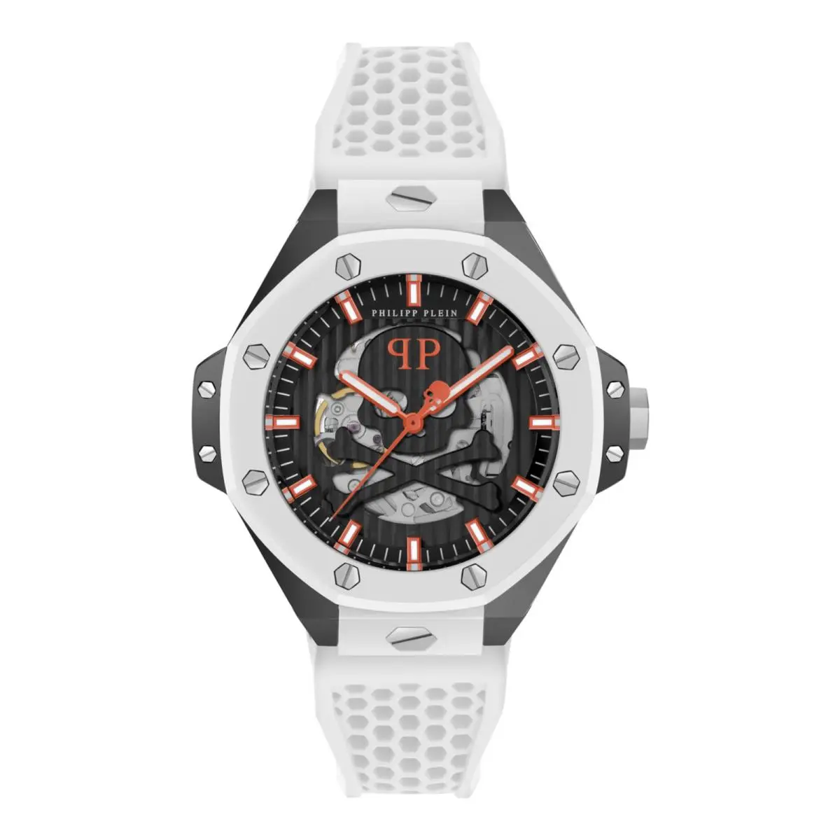 Philipp Plein Mens Black 46mm Strap Fashion Watch