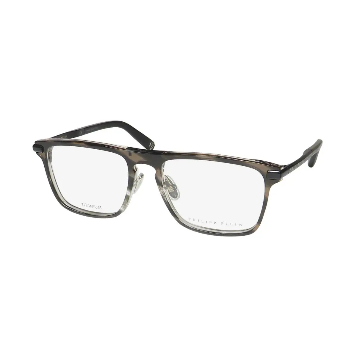 Philipp Plein VPP019 Plein First Love Glasses Titanium Gray 53-17-145 Square