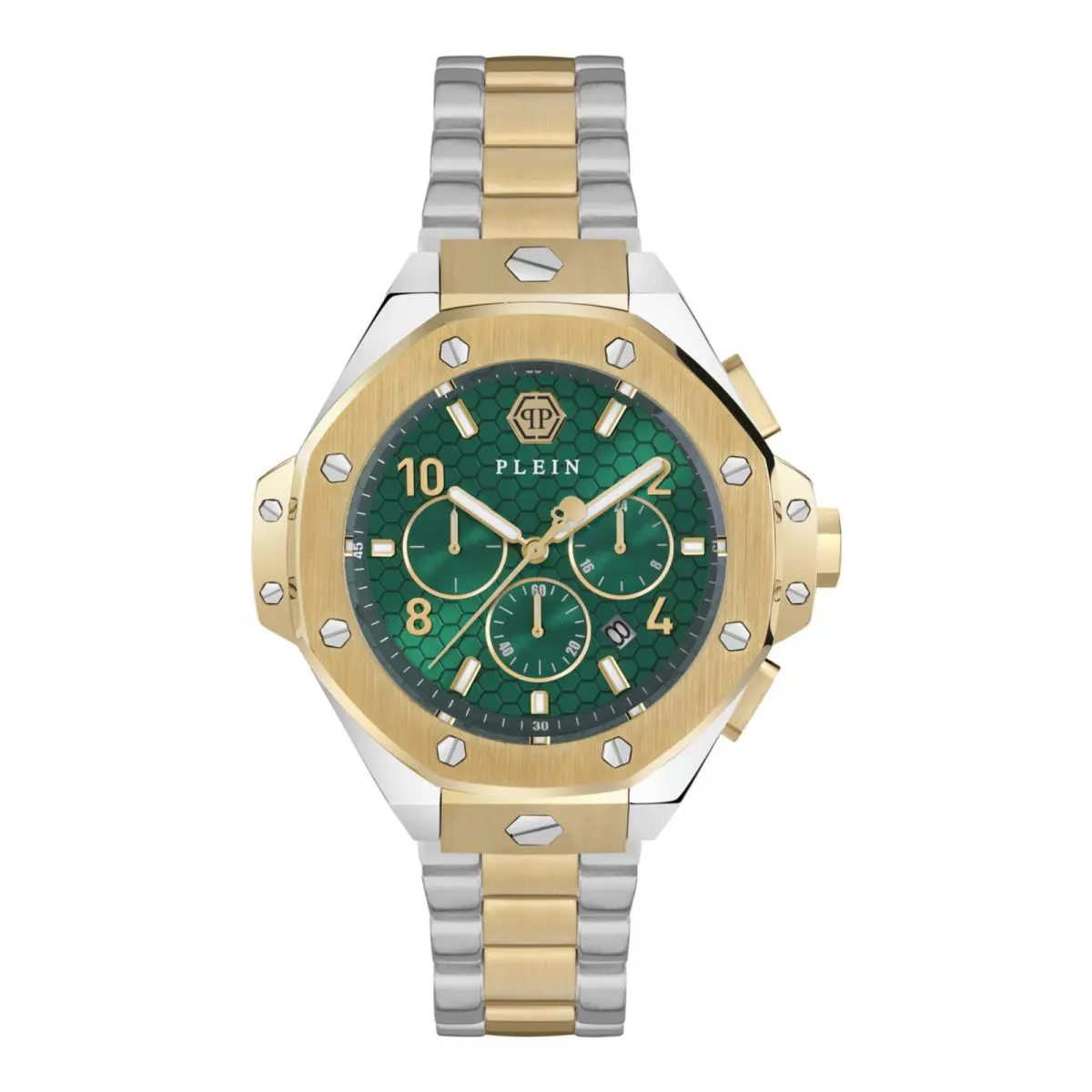 Philipp Plein Mens Two Tone 46mm Bracelet Fashion Watch