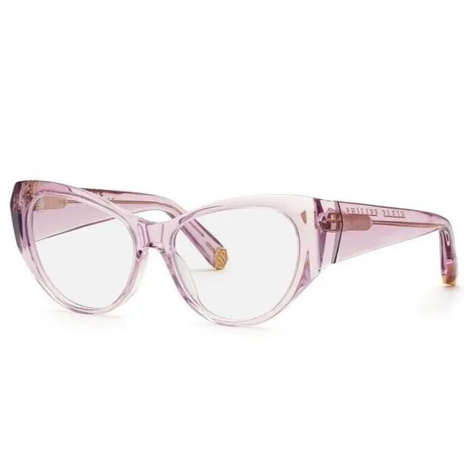 Philipp Plein Flying Butterfly Vpp 101 Col. 06MH Crystal Pink Eyeglasses 54-15