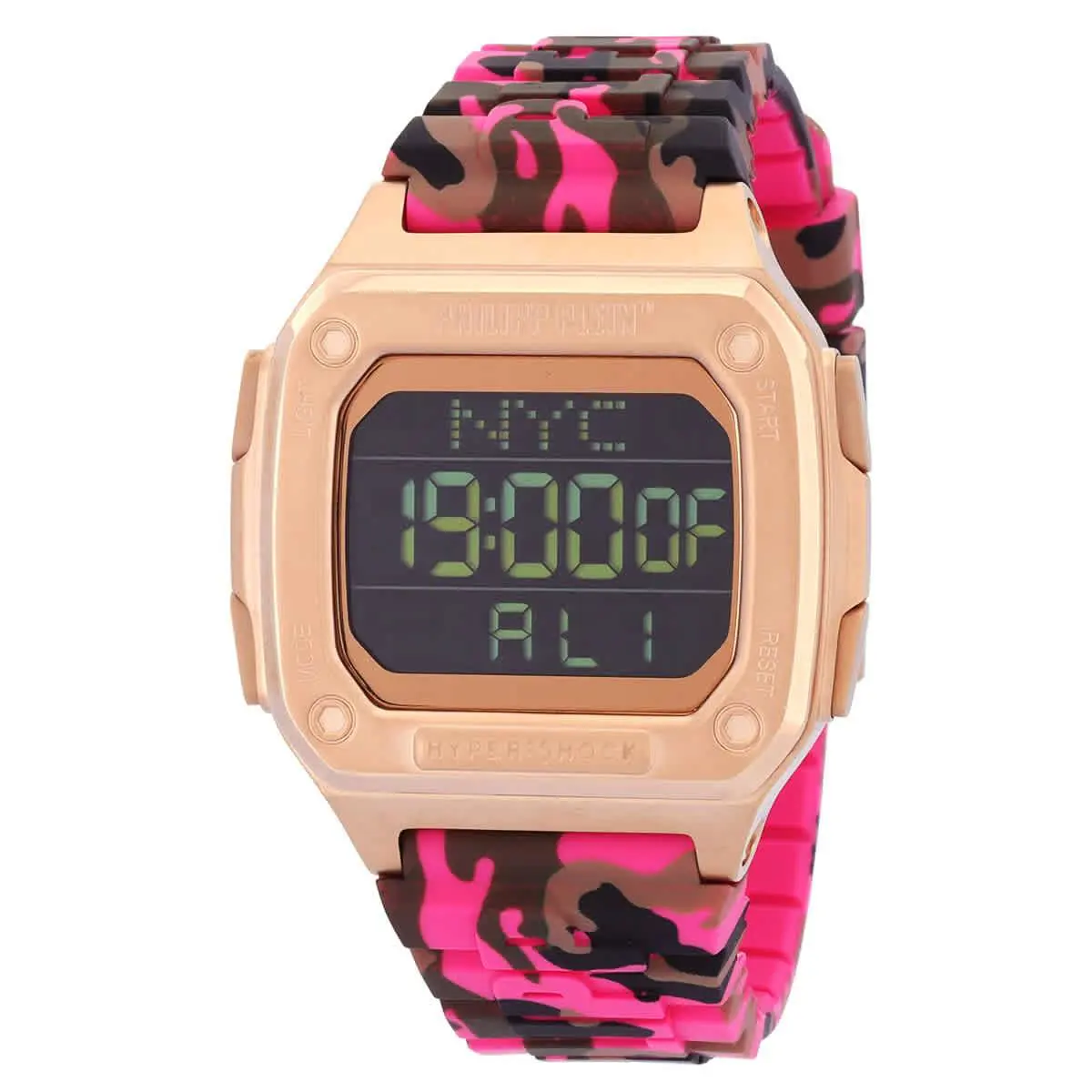 Hyper Shock Quartz Digital Black Dial Unisex Watch PWHAA1622 by Philipp Plein
