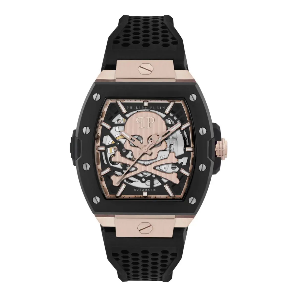 Philipp Plein Mens Two Tone 44mm Strap Fashion Watch