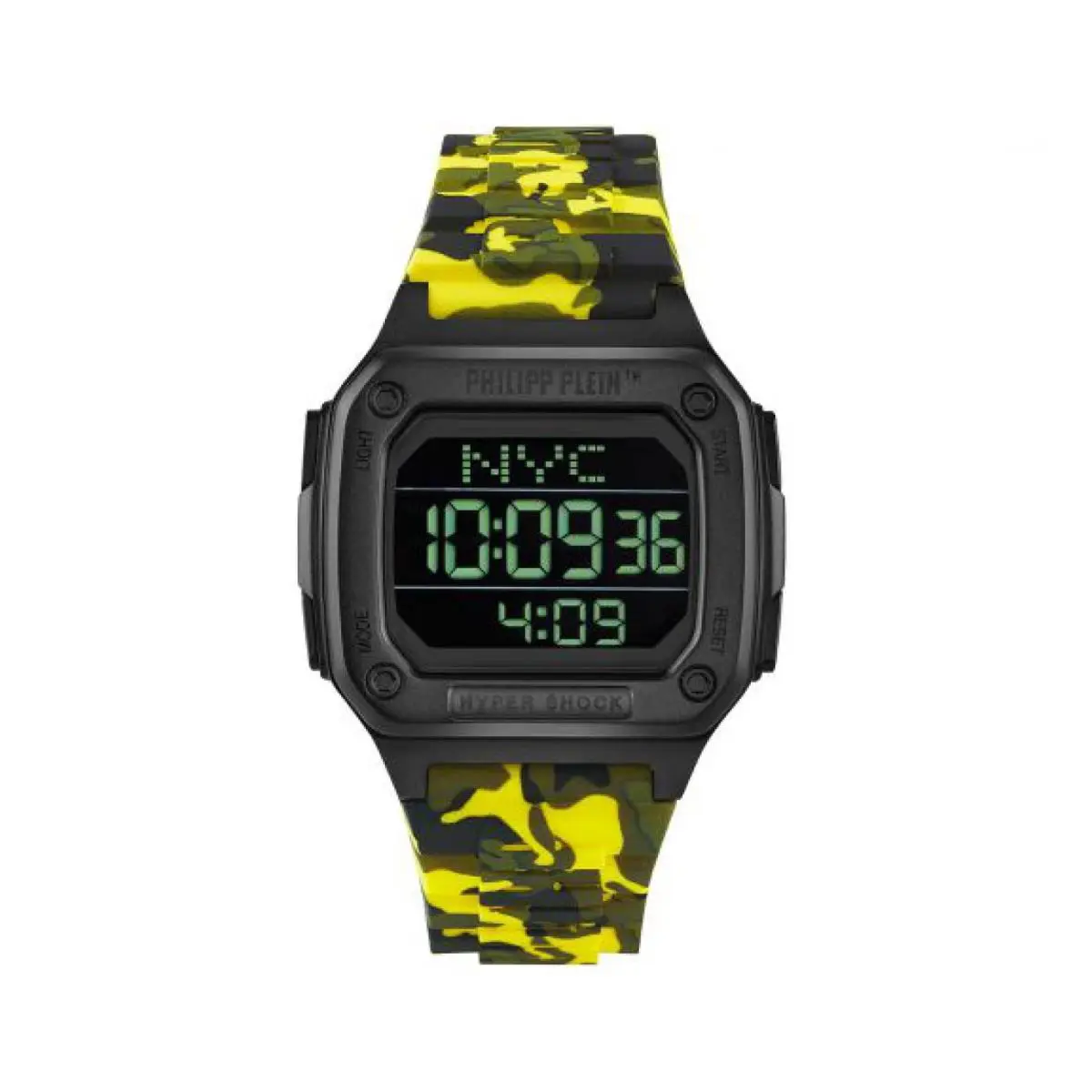 Philipp Plein Hyper Shock Quartz Digital Black Dial Unisex Watch PWHAA1722