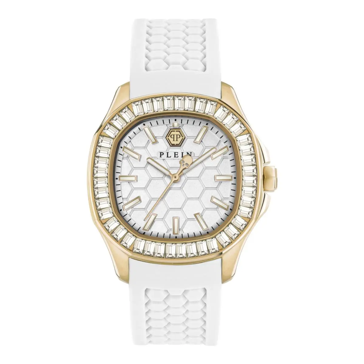Womens Gold 38mm Strap Fashion Watch by Philipp Plein