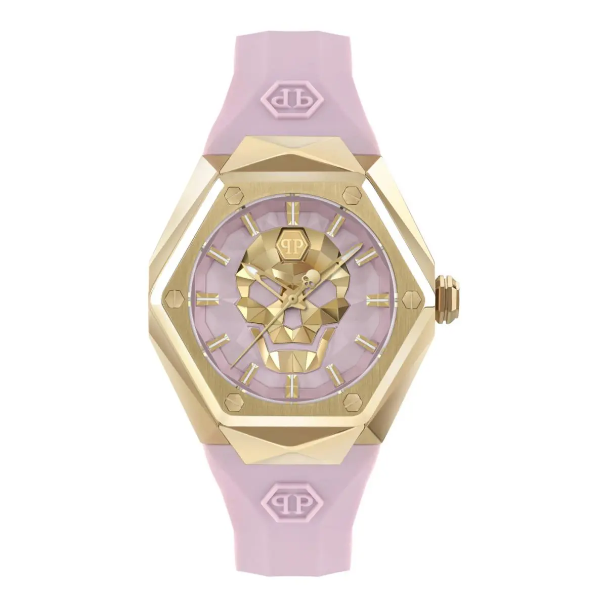 Philipp Plein Womens Gold 40mm Strap Fashion Watch