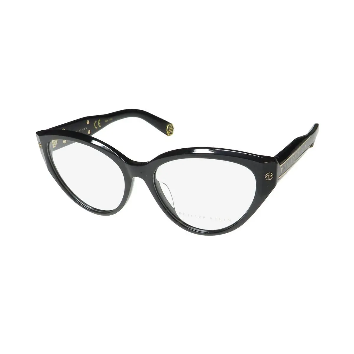 Philipp Plein VPP052 Plein Cateyes Glasses Plastic 54-16-135 Italy Full-rim