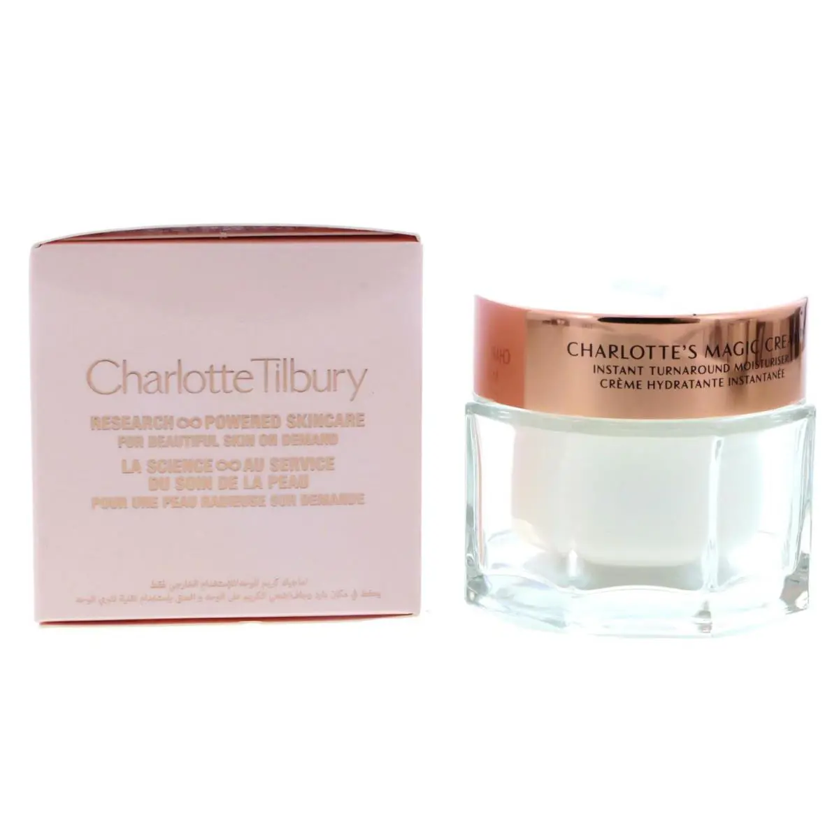 Charlotte Tilbury Magic Cream 1.6oz 50ml + Free Elixir and Foundation Samples
