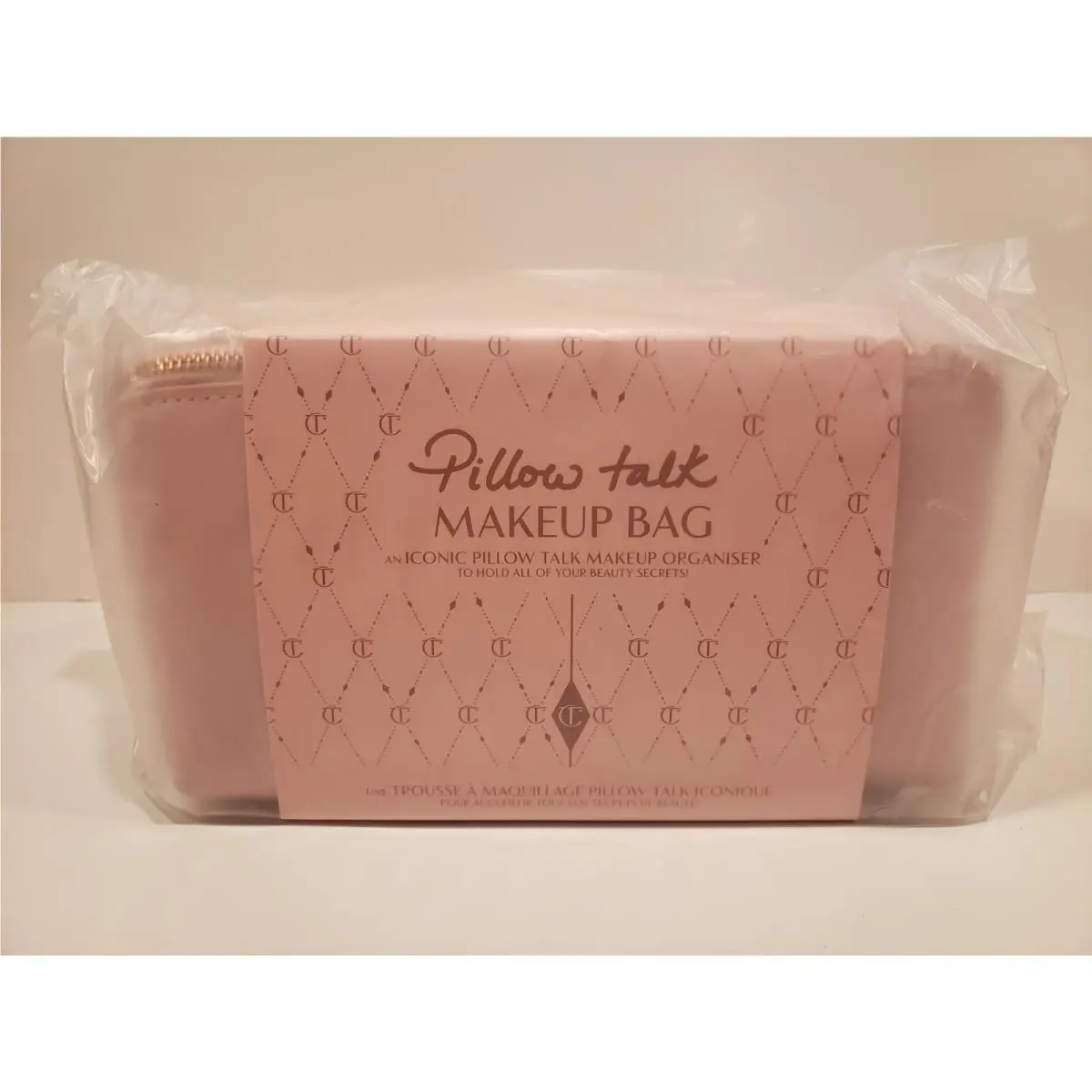 Charlotte Tilbury Limited Edition Pillow Talk Makeup Bag Organiser Nip
