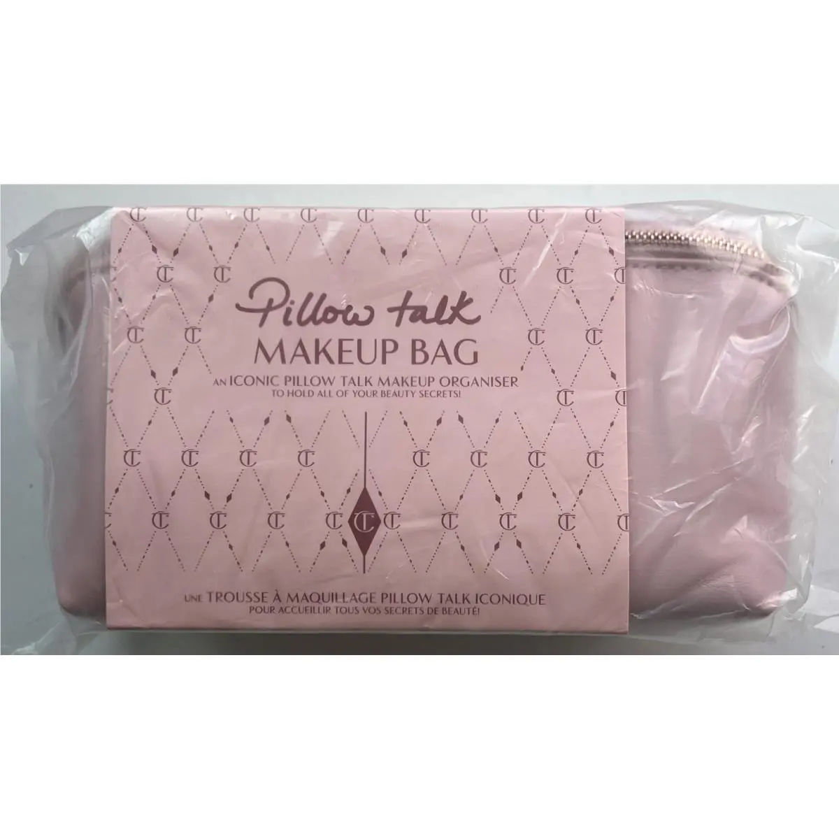 Charlotte Tilbury Pillow Talk Large Makeup Bag Cosmetic Case Limited Edition