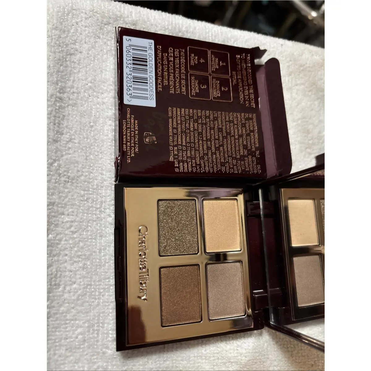 Charlotte Tilbury Luxury Palette The Golden Goddess Eyeshadow Palette 0.18 oz