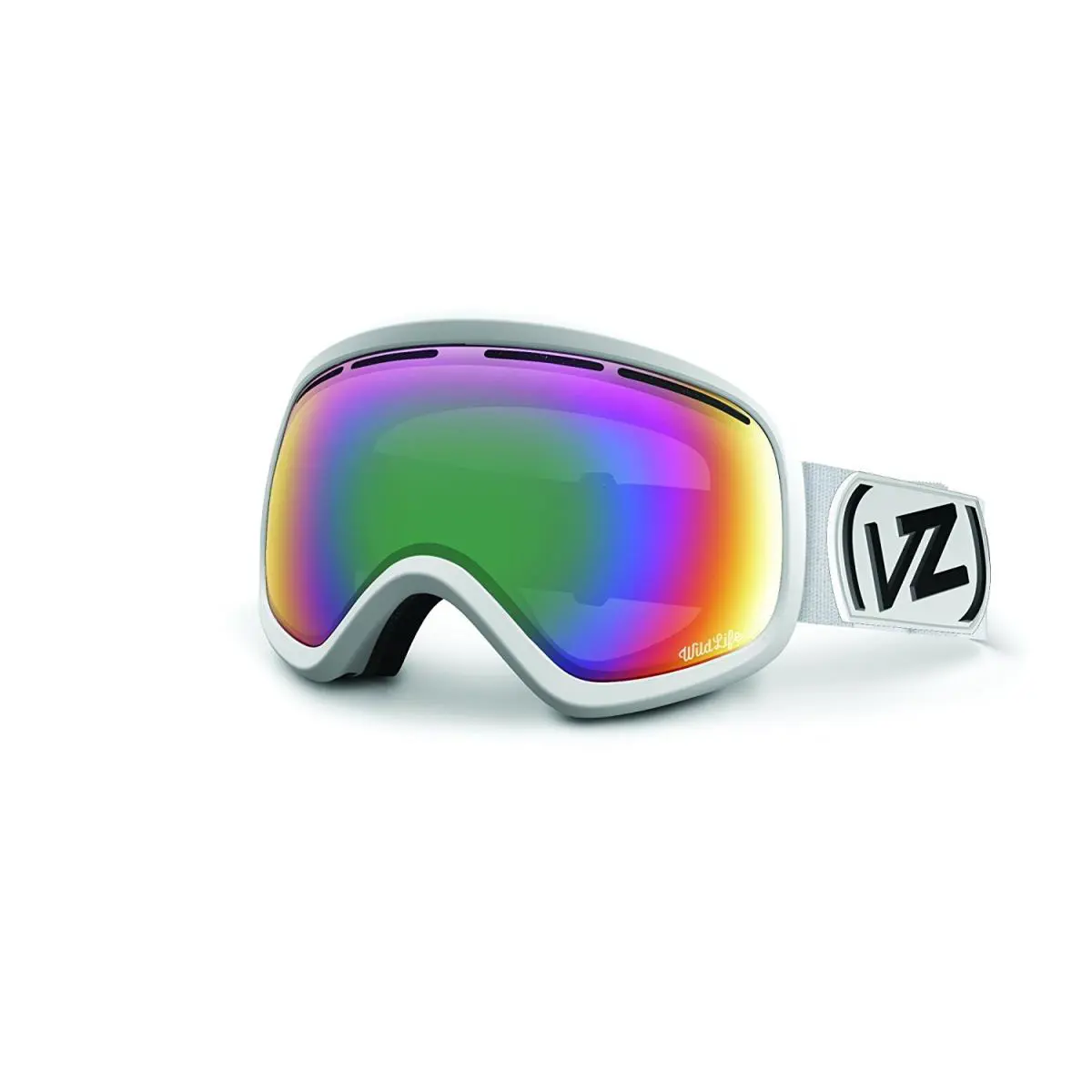 Vonzipper Skylab Adult Ski / Snow / Board Goggles Many Colors White Satin/Wildlife by VonZipper