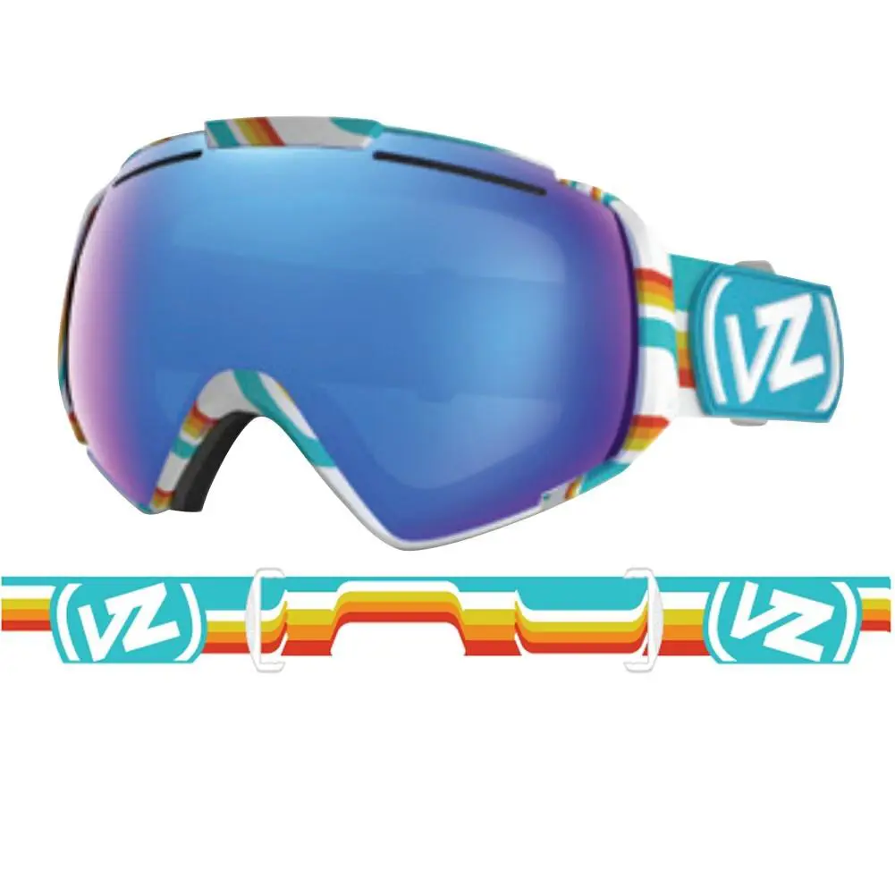 Vonzipper El Kabong Snowmobile Xcyte Bike White/sky Chrome OS Goggles