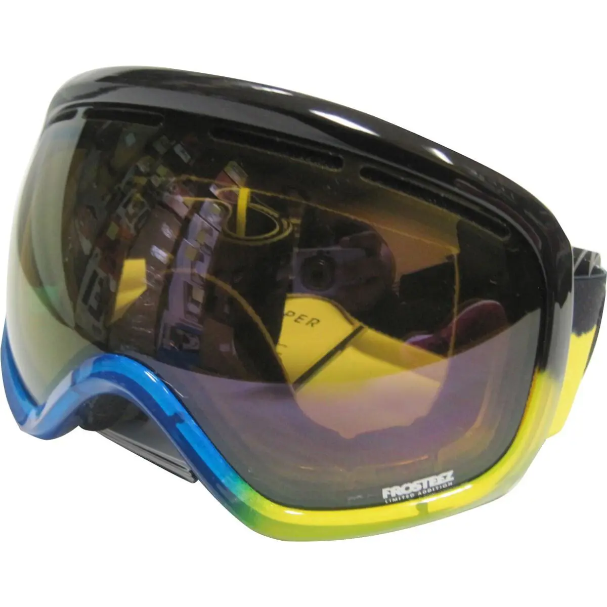 Vonzipper Asian Fit Afg Snowmobile Boonanny Yellow/astro Chrome OS Goggles