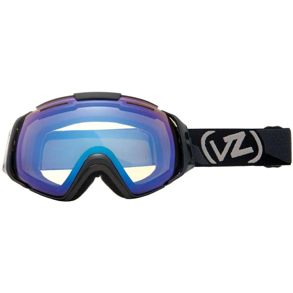 Vonzipper Adult El Kabong Snowmobile Black Gloss/yellow Chrome One Size Goggles