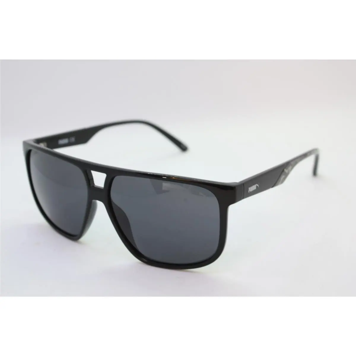 PU0200S Tepito Sunglasses 001 Black Gray Lens 60mm Men by Puma