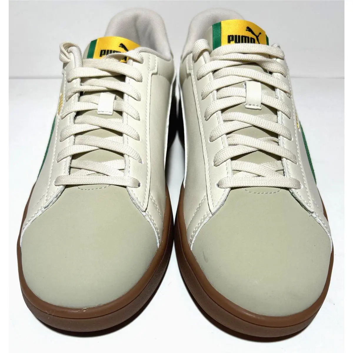 Puma shoes - Basics - Basics - White - Alpine Snow/Archive Green/Yellow Sizzle 2