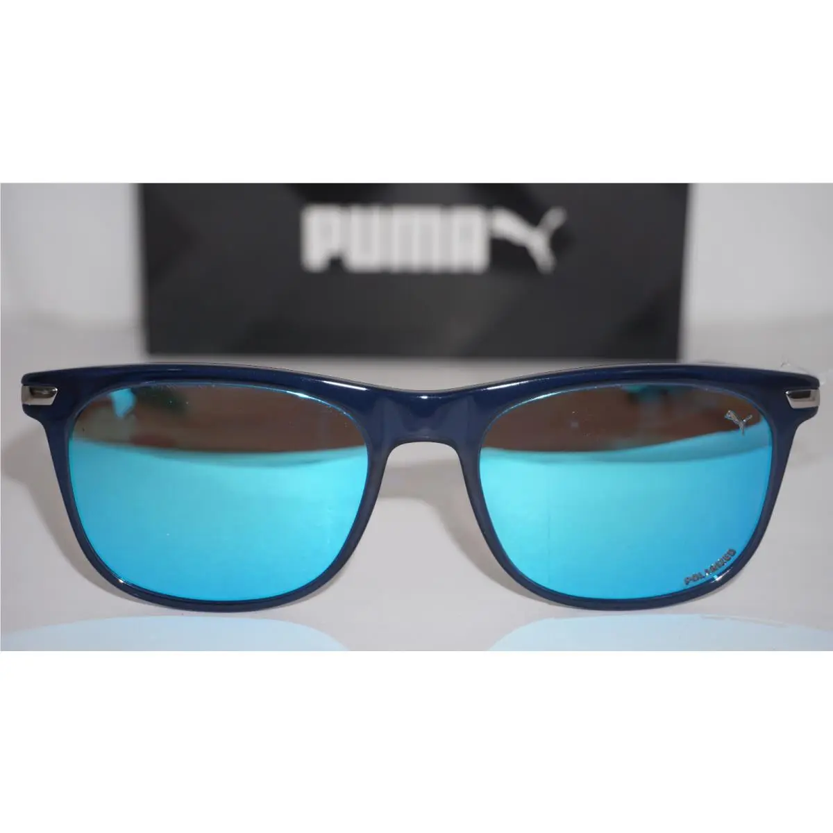 Sunglasses Arrow Speed Blue Blue Mirror PU0264S 004 54 19 145 by Puma