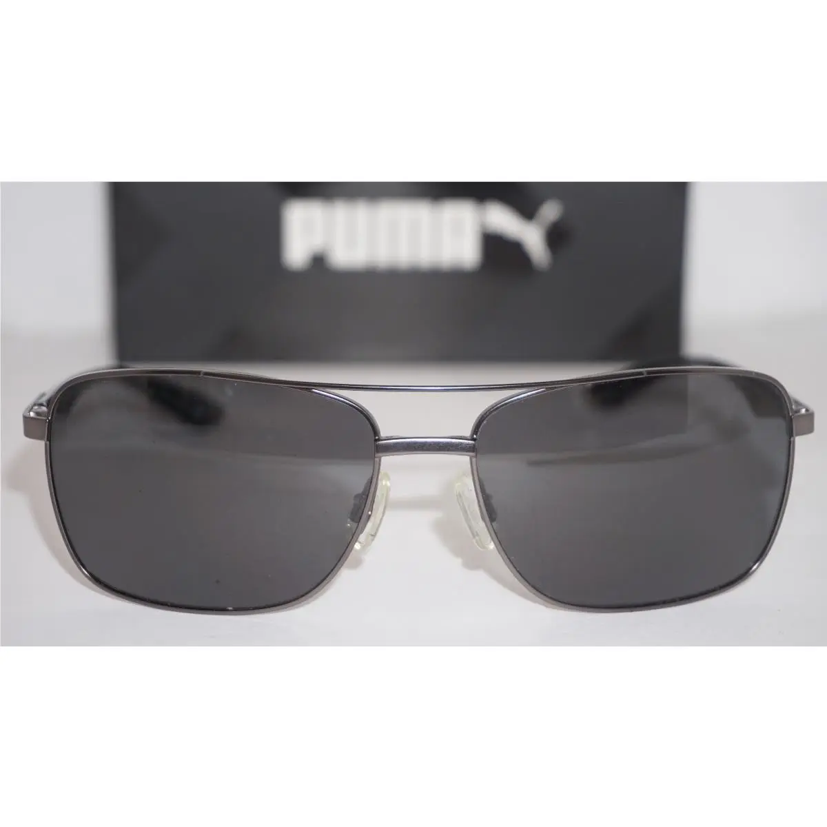 Sunglasses Aviator Rutenium Black Smoke PU0063S 002 59 16 140 by Puma