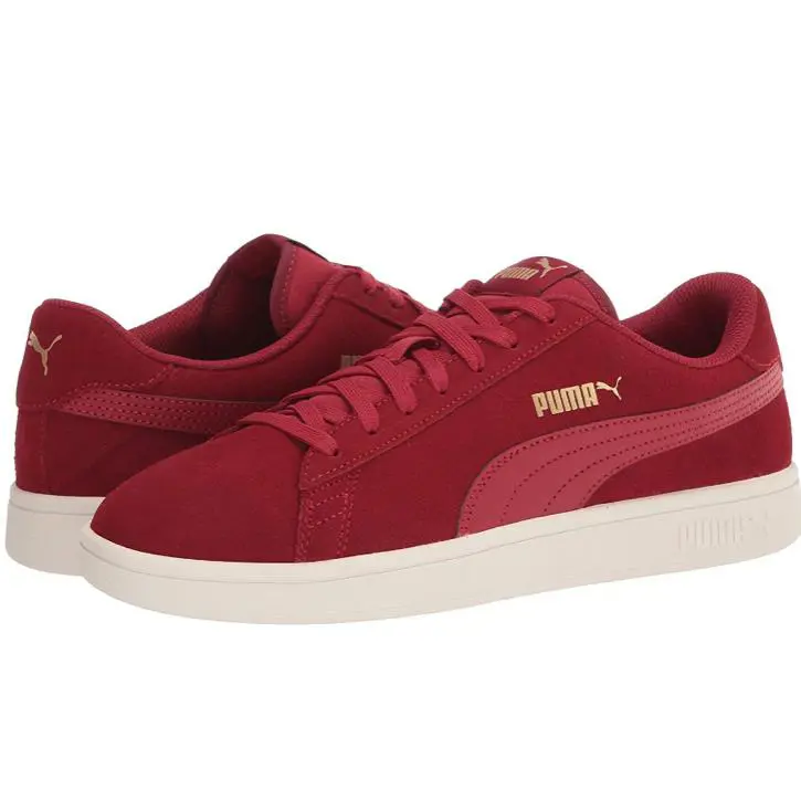 Puma Men`s Smash 2 Sneaker Red Dahlia-red/ Team Gold-whisper White 13 M US - Red Dahlia-Red/ Team Gold-Whisper White