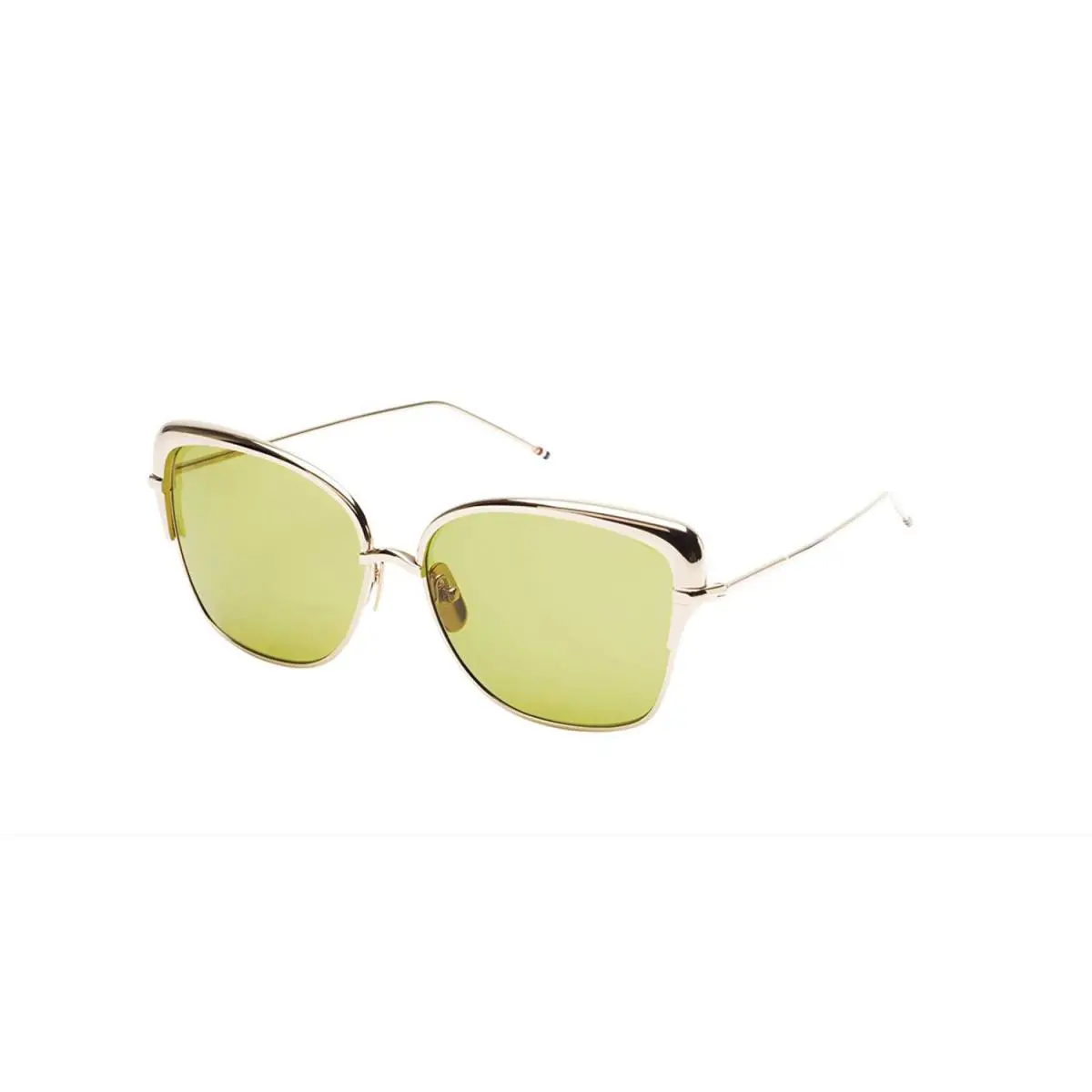 TB-201-A-GLD Sunglasses Shiny 12K Gold/ Yellow 60mm by Thom Browne