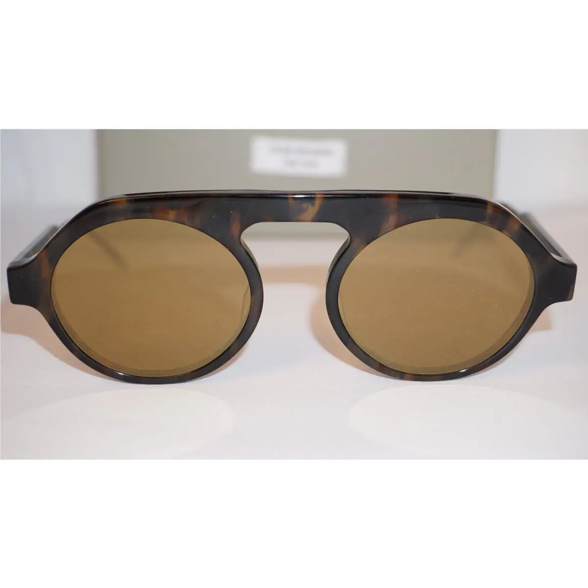 Thom Browne Sunglasses Shine Havana Gold Mirror TBS413-52-02