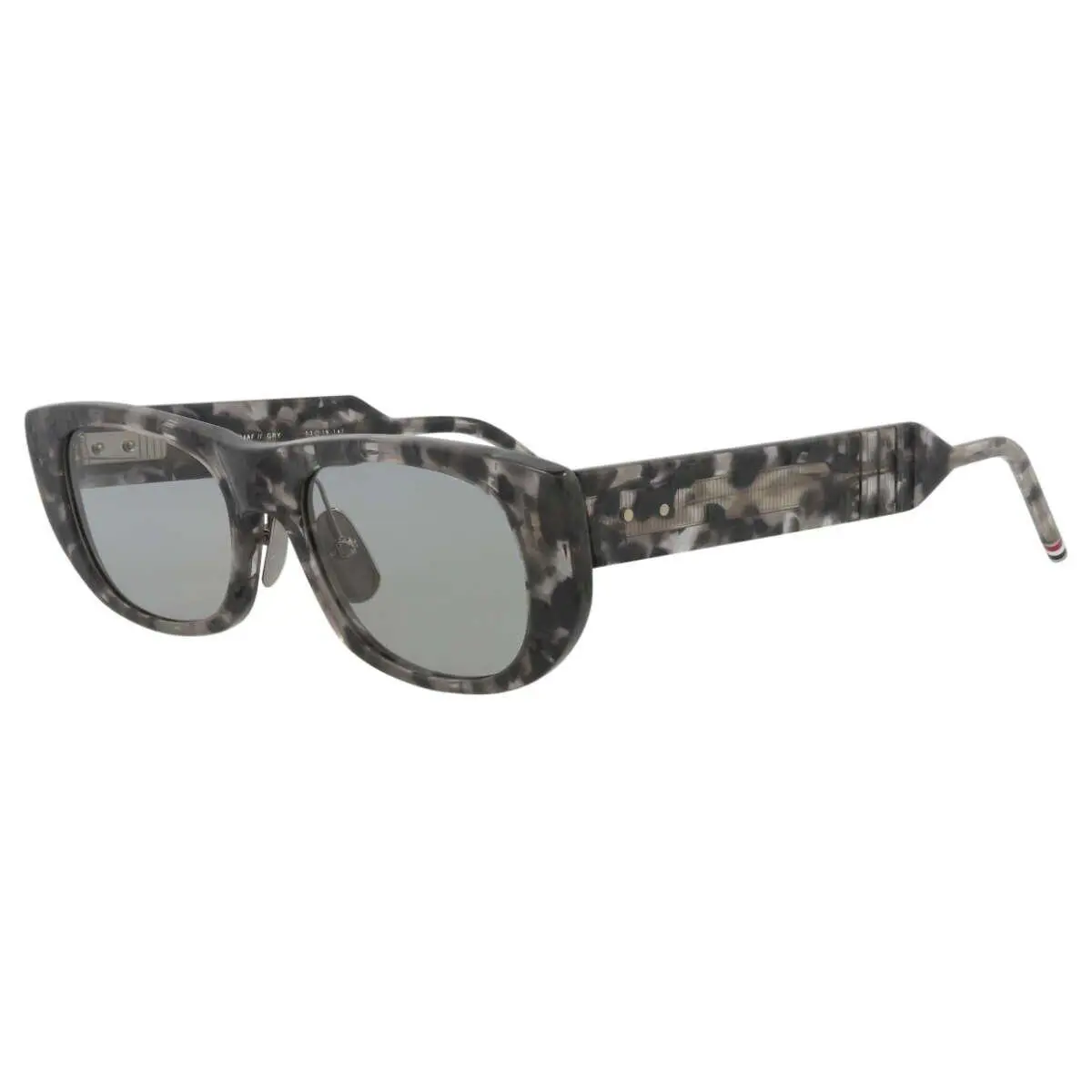 TBS417 5304AF Grey Tortoise w/ Grey Lens 53-19 Round/oval Sunglasses by Thom Browne