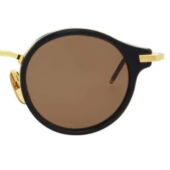 Tbs 908-02-TKT-N Round Brown Sunglasses Replacement Lens Only by Thom Browne