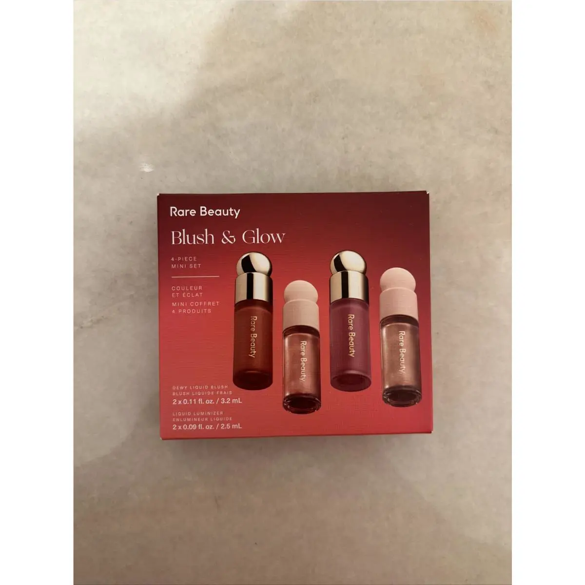 Beauty Blush & Glow by Selena Gomez Mini Size Blush Glow 4-Piece Set Limited Edition