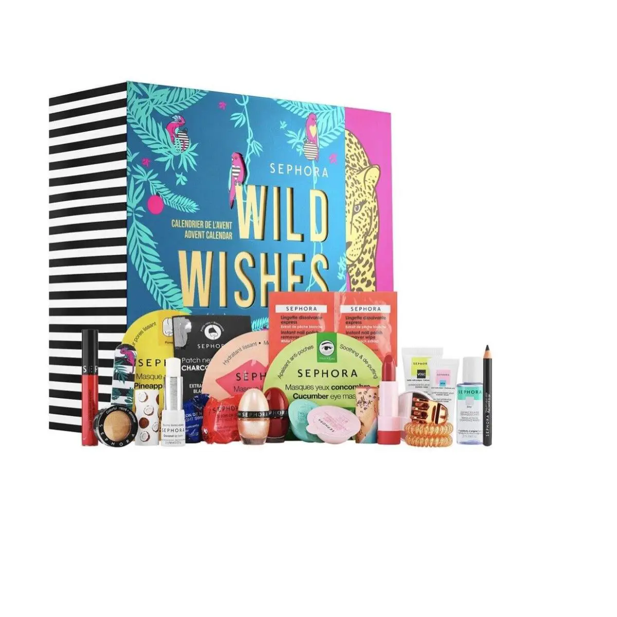 Wild Wishes Advent Calendar 2020 Holiday Makeup Skincare Bath Gift Set by Sephora
