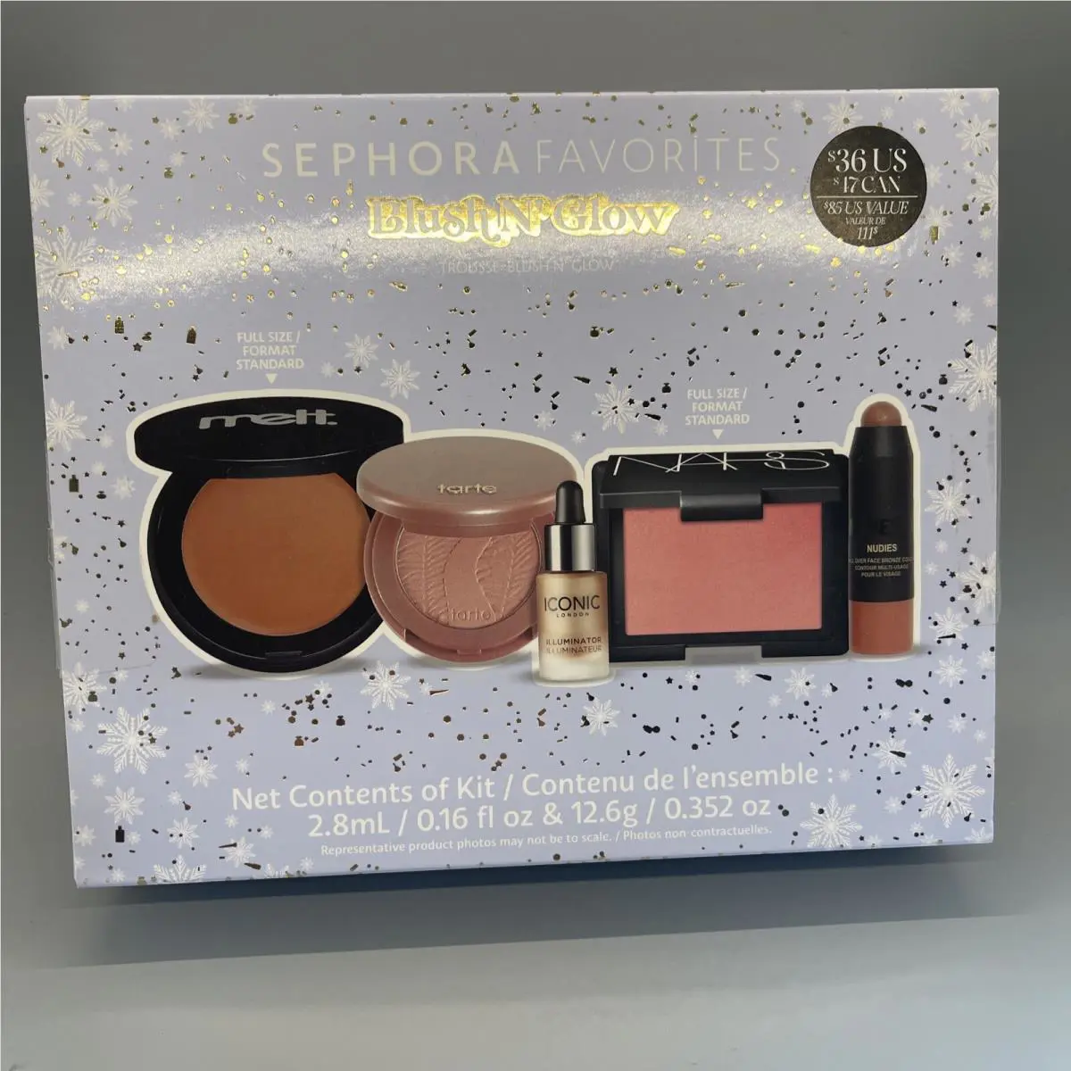 Sephora Favorites Blush N` Glow Cheek Set 5PC Holday Must Have Makeup Kit