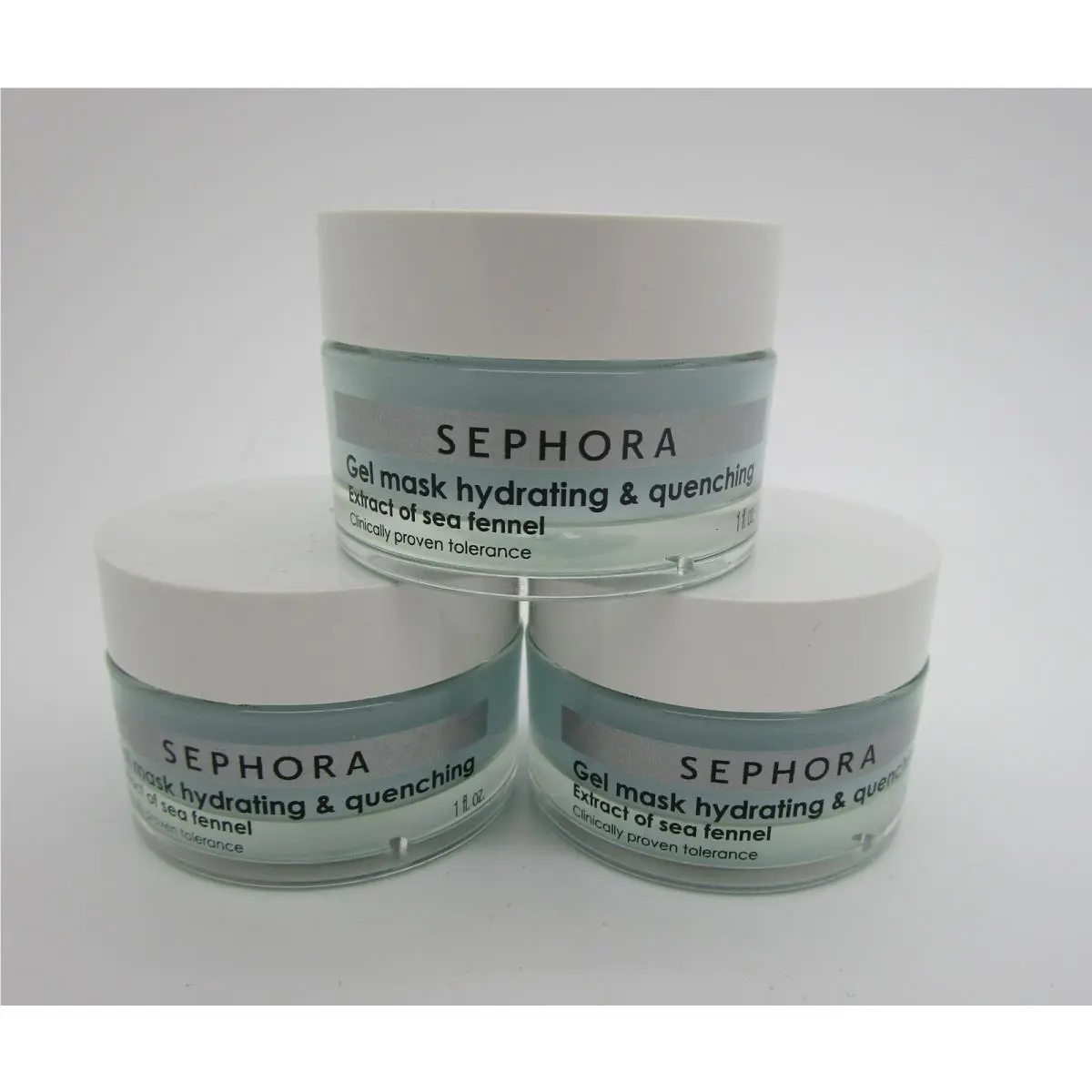 Sephora Gel Mask Hydrating Quenching 1 oz - Lot of 3