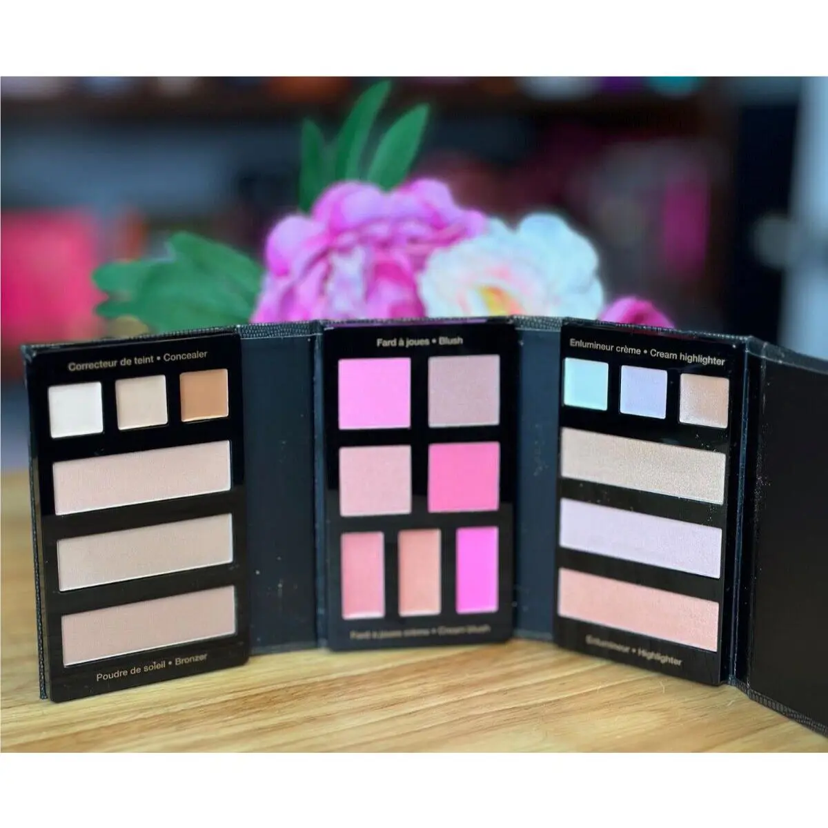 Sephora All A Glow Contouring Face Make Up Palette Highlighter Contour Set