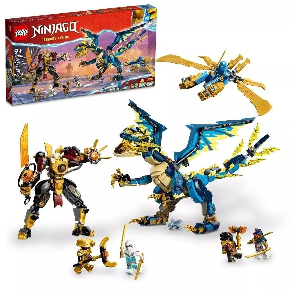Lego Ninjago Elemental Dragon Vs. The Empress Mech Dragon Building Set 71796