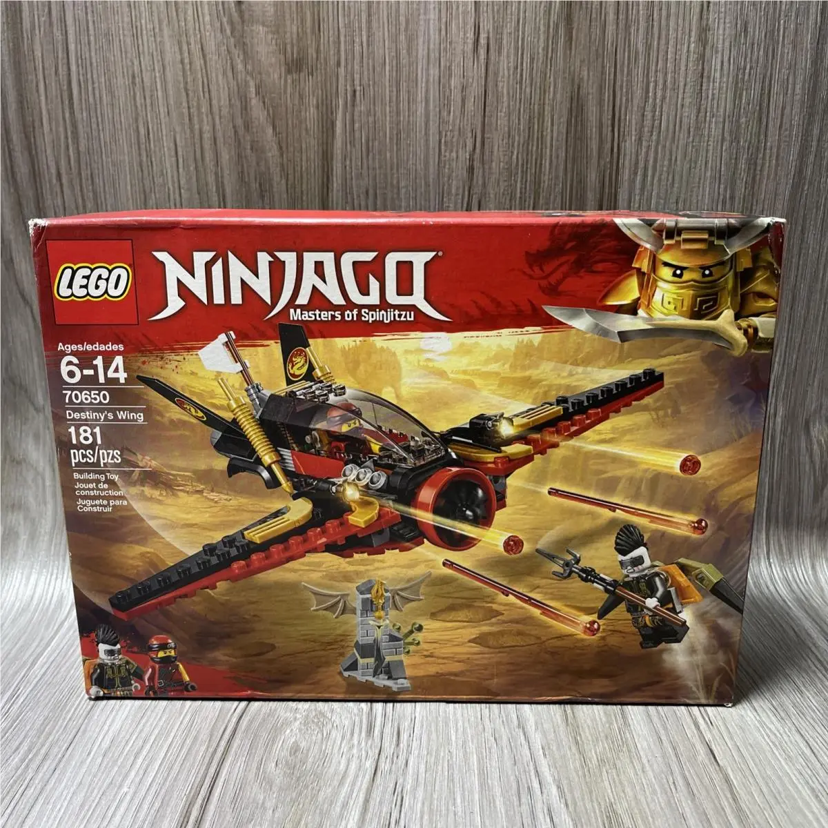 Lego Ninjago Destiny’s Wing 70650 Building Kit 181 Pcs Retired Set