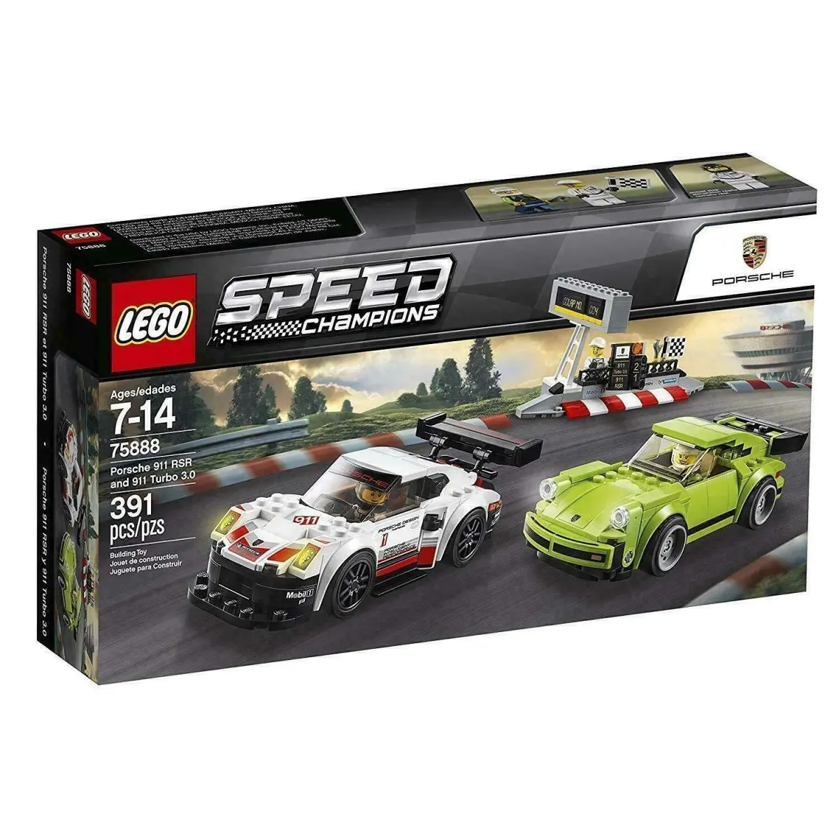 Lego 75888 Porsche 911 Rsr and 911 Turbo 3.0 L