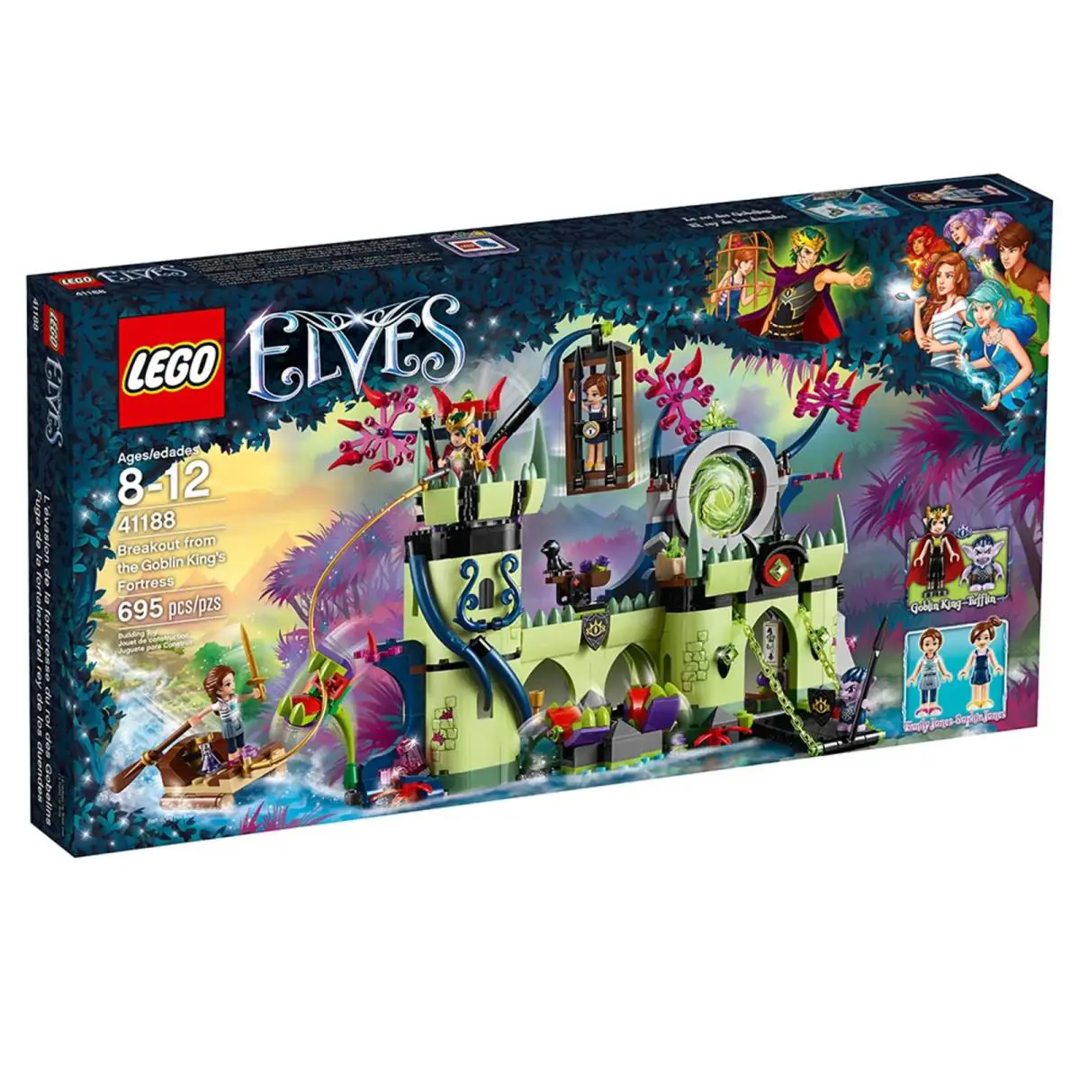 Lego 41188 Elves Breakout From The Goblin King`s Fortress 695pcs Retired Set