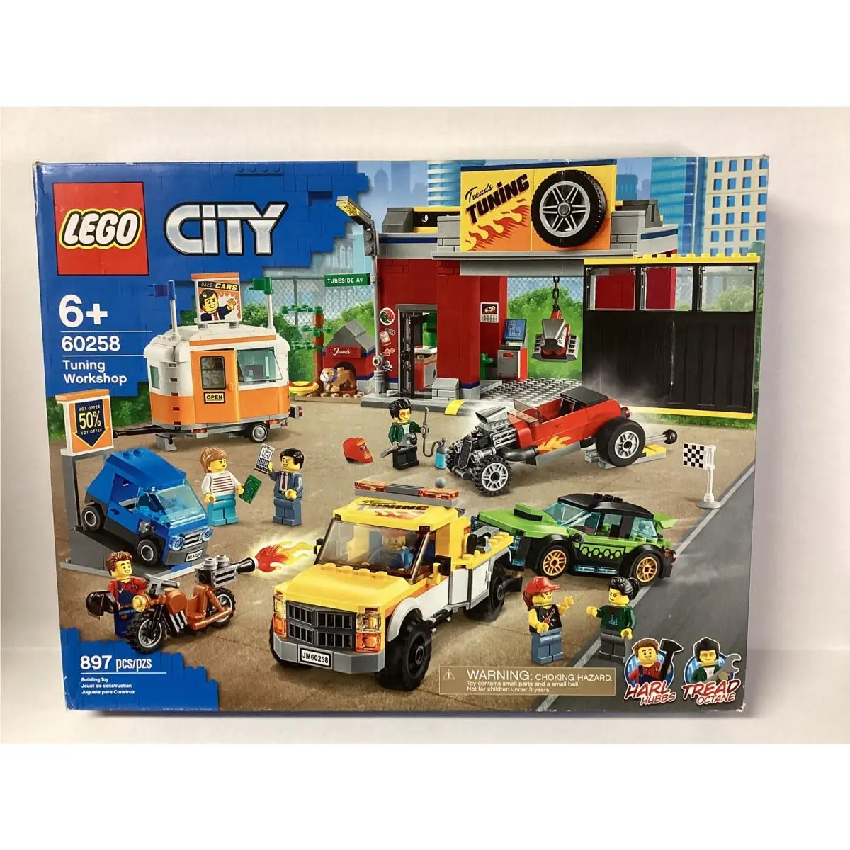 Lego 60258 City Tuning Workshop Retired Cars Trucks Mechanic
