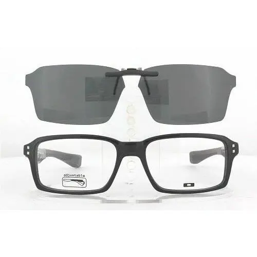 Custom Made For  FAT_CAT-OX1041-52X17-F Polarized Clip-on Sunglasses Eyeg by Oakley