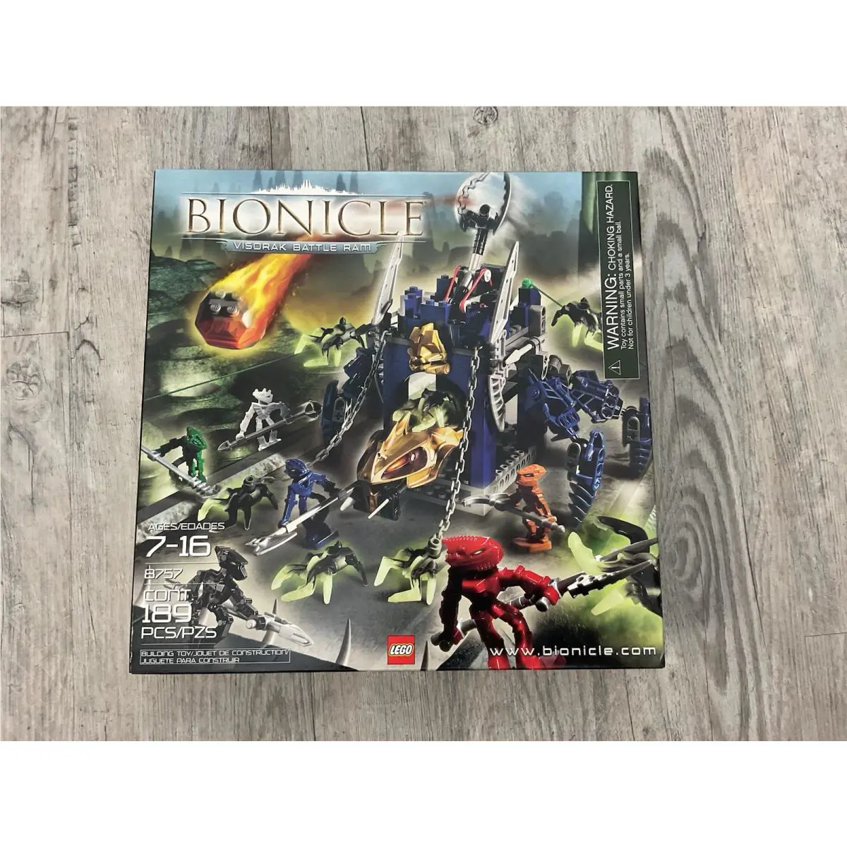 Lego 8757 Bionicle Visorak Battle Ram Vakama Nokama Onewa Matau Whenua Nuju Gitd