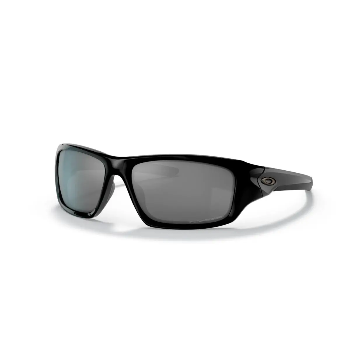 Oakley Valve Sunglasses Polished Black / Black Iridium Polarized 12-837 - Frame: Black, Lens: Black