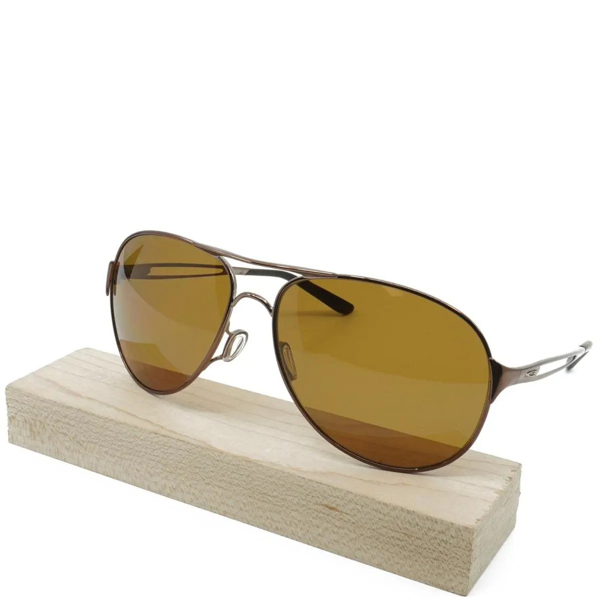 OO4054-05 Womens Oakley Caveat Polarized Sunglasses - 60mm Aviator Bronze - Frame: Brunette, Lens: Gold, Manufacturer: Brunette/Bronze Polarized